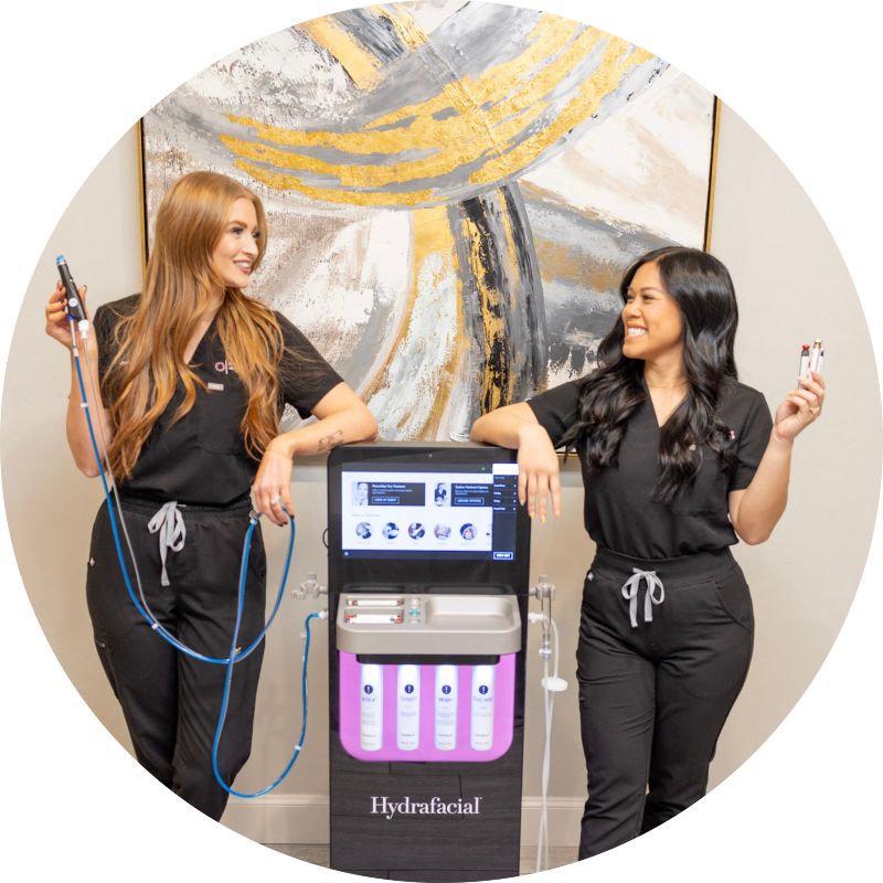 A thorough face cleanse process at OKC Med Spa in Oklahoma City